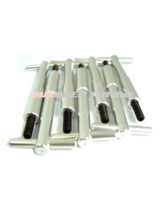 Wing-Nuts Opala motores 4 cil. e 6 cil. Aluminio - PRATA - Beep Turbo